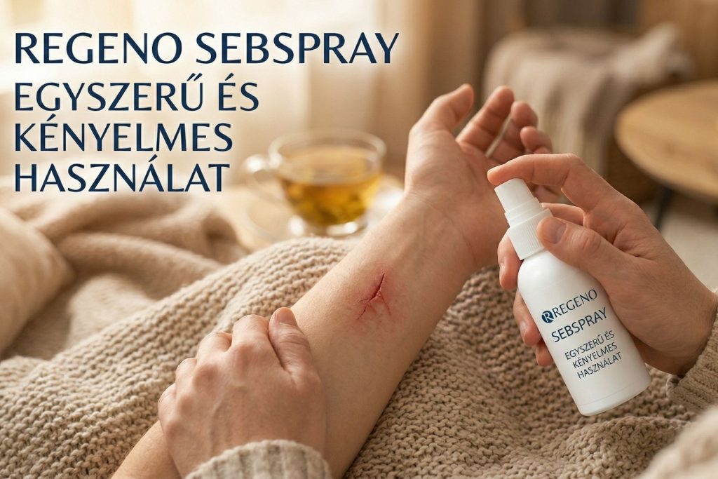 REGENO Plasma Liquid® Sebspray - A REGENO Plasma Liquid® sebspray egy géles állagú készítmény, amely segít tisztítani és nedvesen tartani a sebfelületet, miközben támogatja a természetes sebgyógyulási folyamatot.