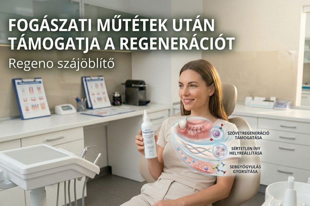 REGENO Plasma Liquid® szájöblítő - Tisztítja és fertőtleníti a szájüreget, torkot és fogínyt