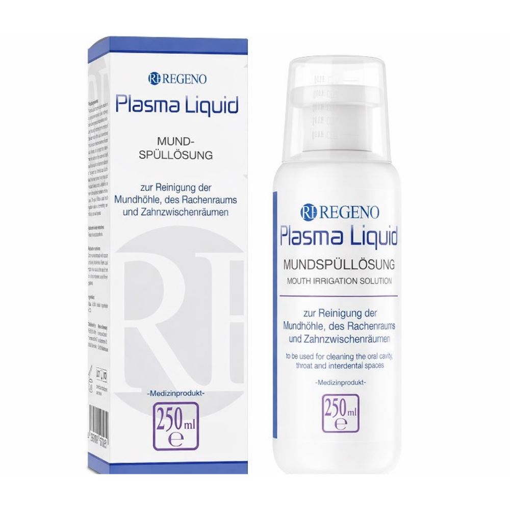 REGENO Plasma Liquid® Szájöblítő Kíméletes fertőtlenítés a szájüreg számára